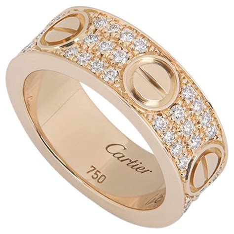 cartier love ring with diamonds|cartier love ring real.